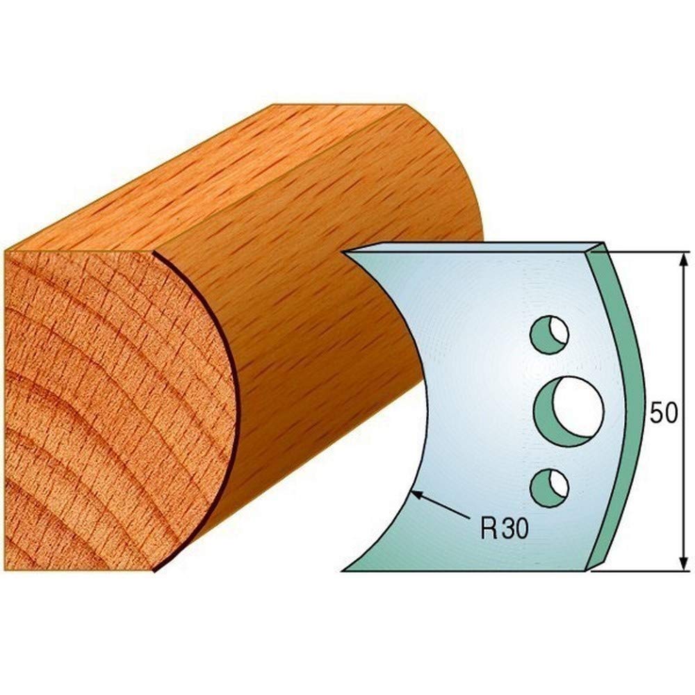 Jeu de 2 limiteurs 50x4mm CMT 691.547 anti-rejet pour toupie de précision