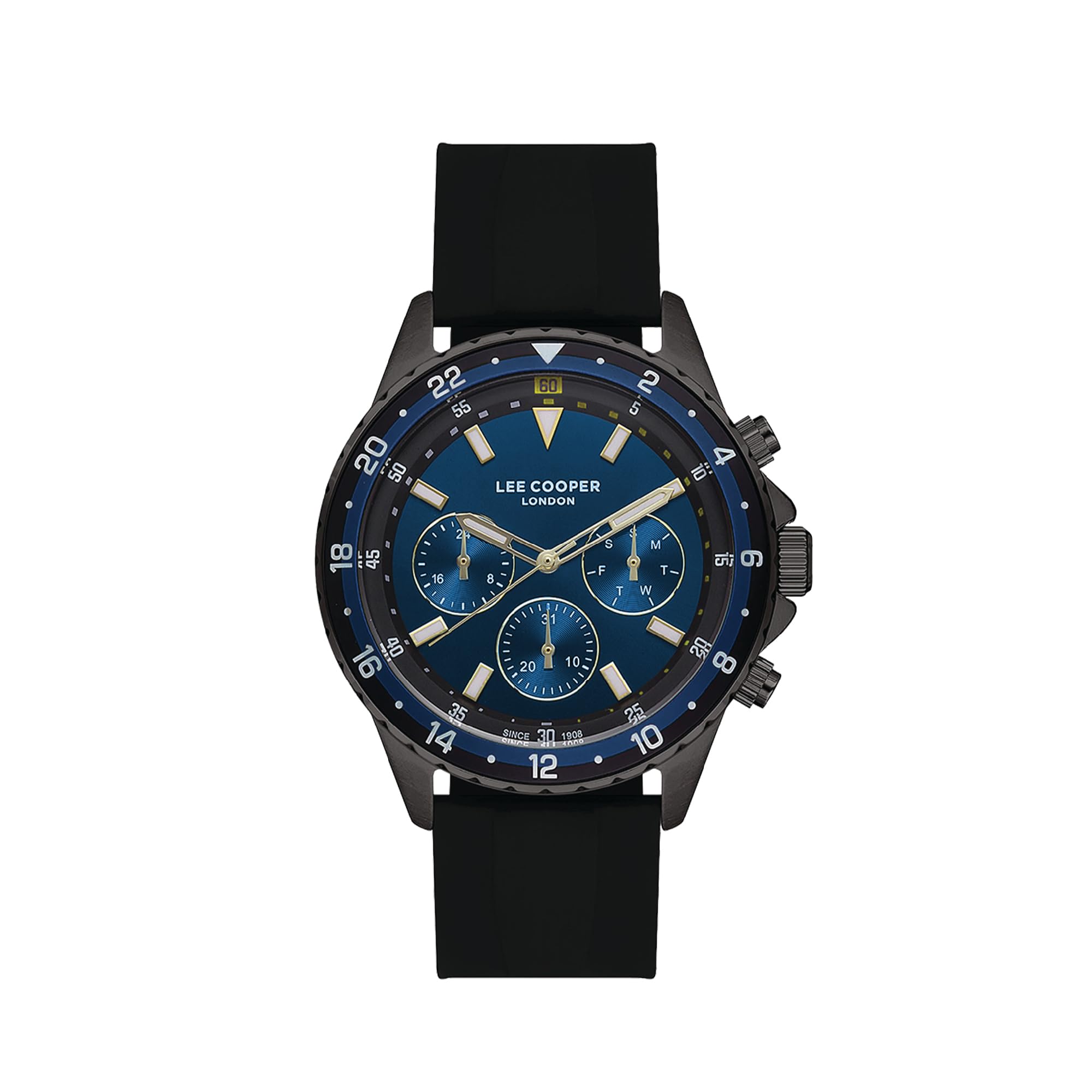 MULTİFONKSİYON, QUARTZ, 45MM, 5ATM, SİLİKON KAYIŞ, ERKEK KOL SAATİ, LC07210