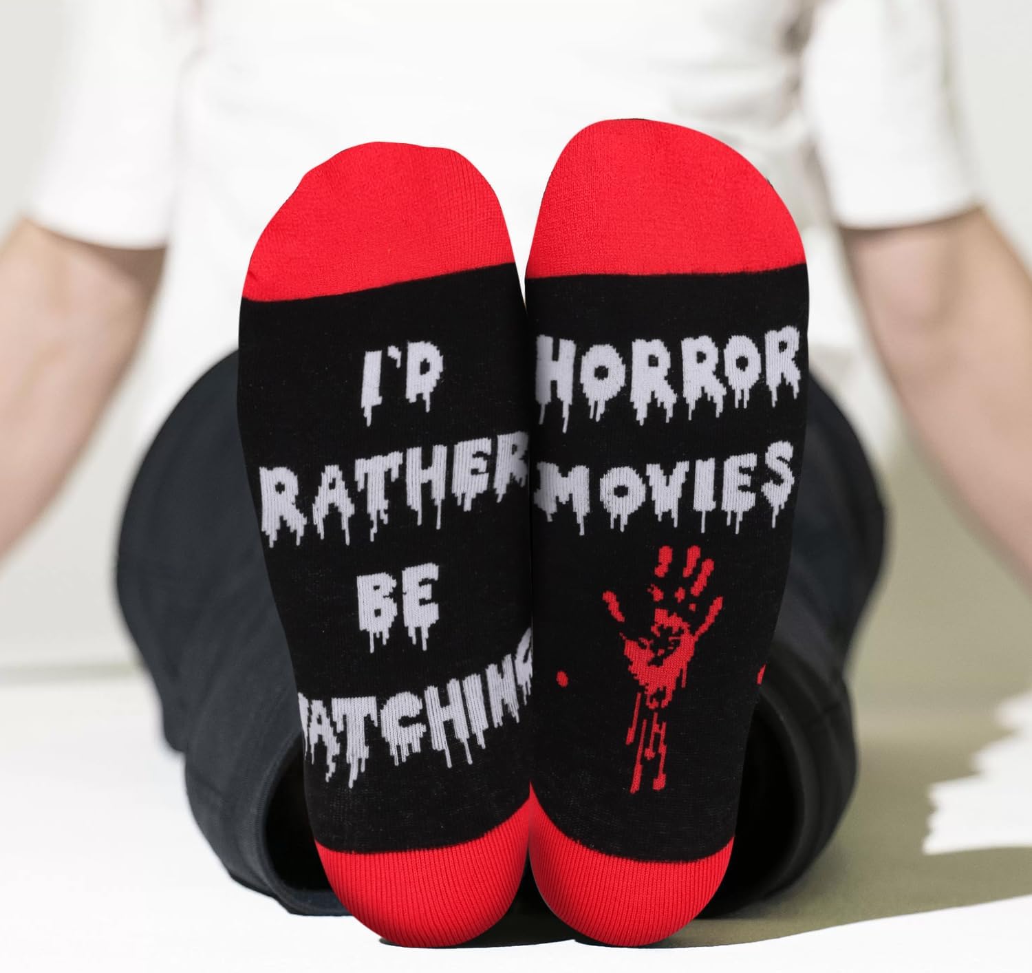 Funny Halloween Socks for Men Women Teen Boys- Fun Novelty Crazy Dress Crew Cool Socks - Halloween Gifts Costumes - Image 4