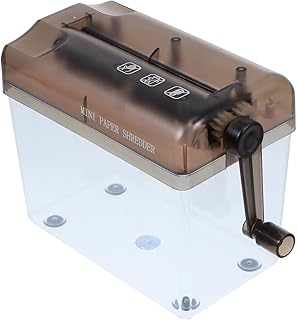 VILLCASE Trituradora De Papel Corte Reto Cortador De Tira De Papel A4 Triturador De Papel Manual Ferramenta De Corte De Papel De Mesa Trituradora Manual Trituradora De Papel Para