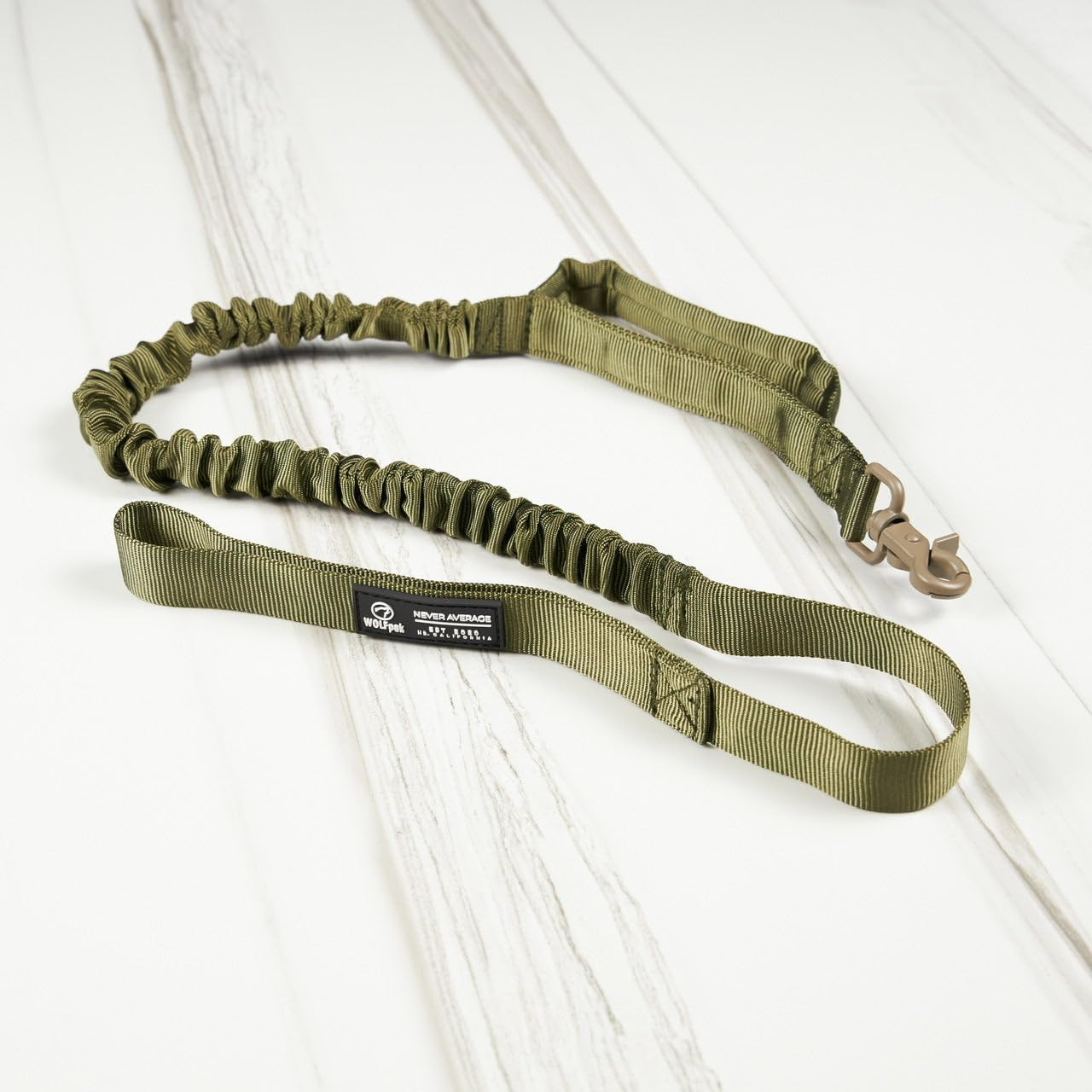 Tactical Nylon Leash (Green)