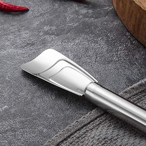 Pá de gelo de aço inoxidável WinnerEco, pacote com 4 colheres de gelo para cubos de gelo, colheres d