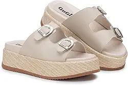 Sandália Feminina GuGi Plataforma Aura Com Fivelas Ajustáveis 910-GG