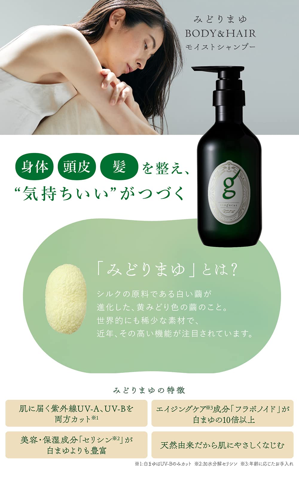 Amazon | 【自然由来成分99.6%】 Itoguchi (イトグチ) みどりまゆ BODY