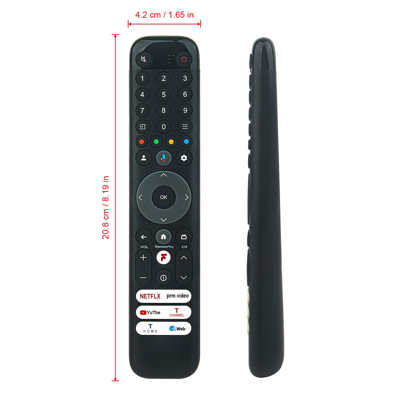 Telecomando Sostitutivo Per TV Hitachi L24VG07U – Nessuna Configurazione Necessaria