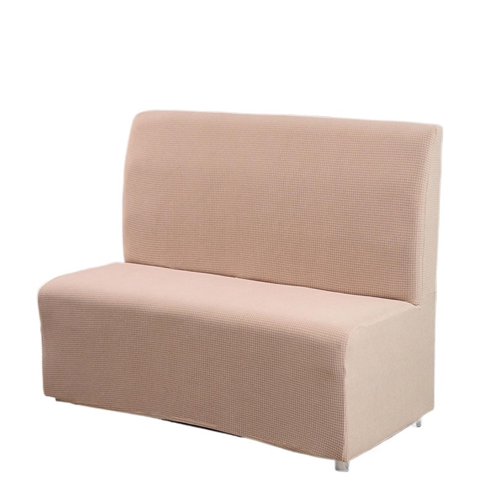 GCYEIDMA Armless Sofa Slipcover Armless Sofa Cover Elastic Thickened Corn Velvet Hotel Restaurant Stretch Covers Slipcovers(Color 7)