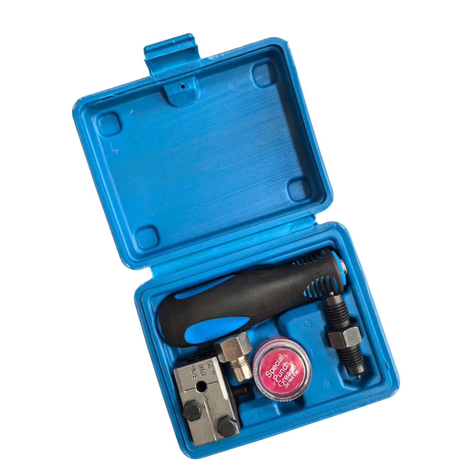 Montesy 3/16in 4.75mm Manual Tubing Flaring Tool Set Car Brake Line Flaring Device Double Flaring Tool with Storage Box