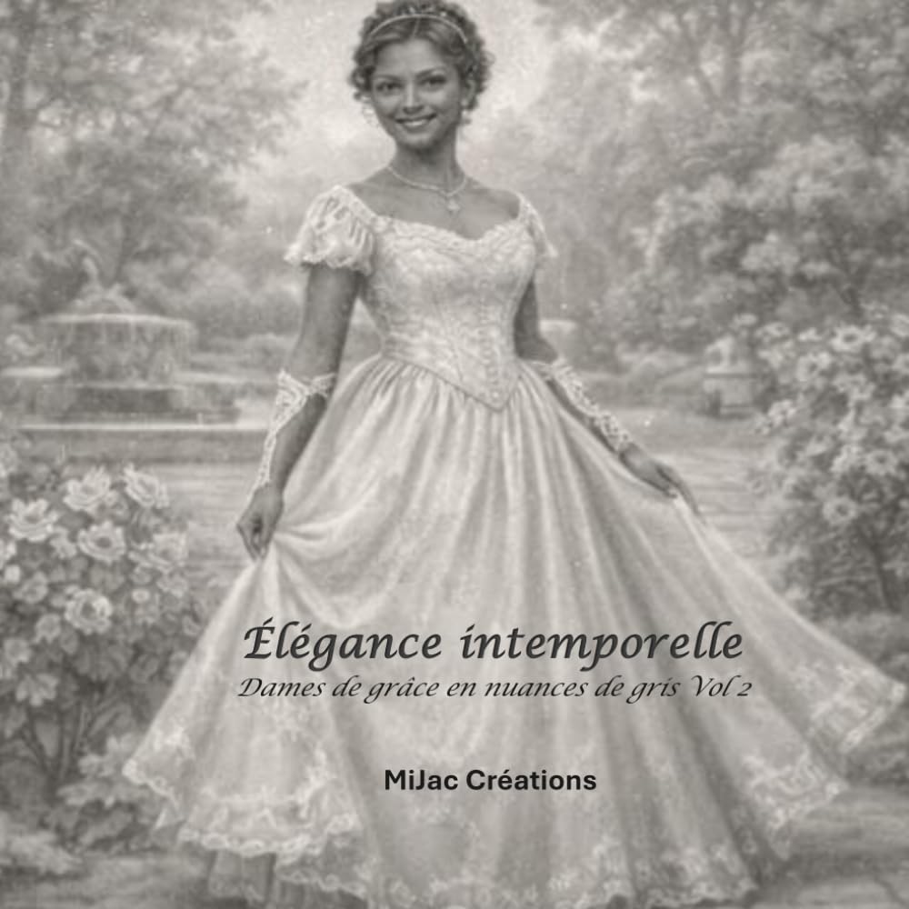Élégance intemporelle: Livre de coloriage en nuances de gris