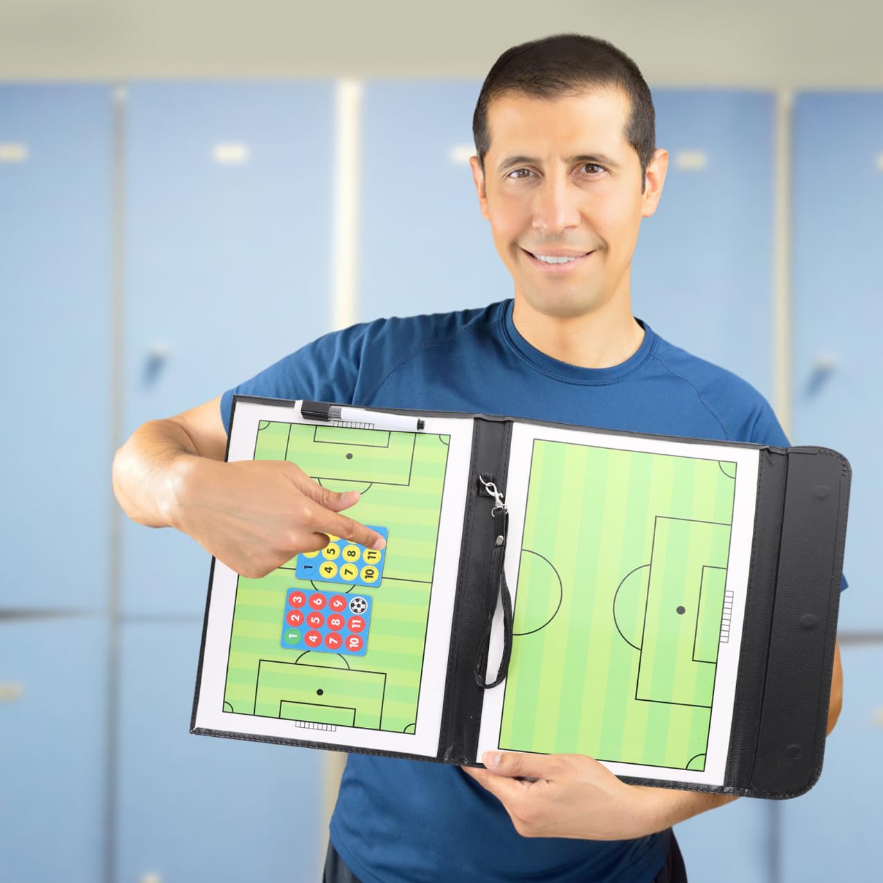 Fußballbrett Fußballtrainingsübungsbrett Fußballbrett Fußballtrainingsbrett Fußballtrainingsausrüstung Fußballspielarmbänder Trainingsbrett Fußballmarkierungstafel PVC