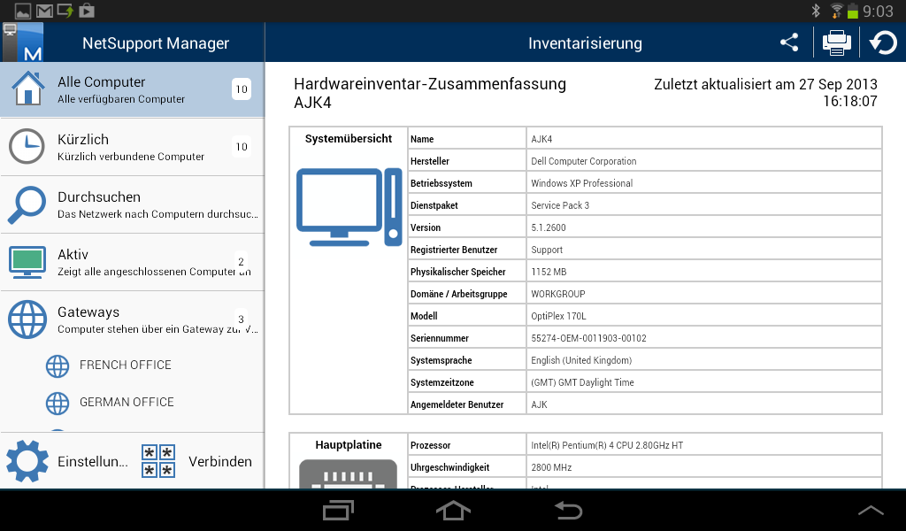 NetSupport Manager-App im Amazon Appstore