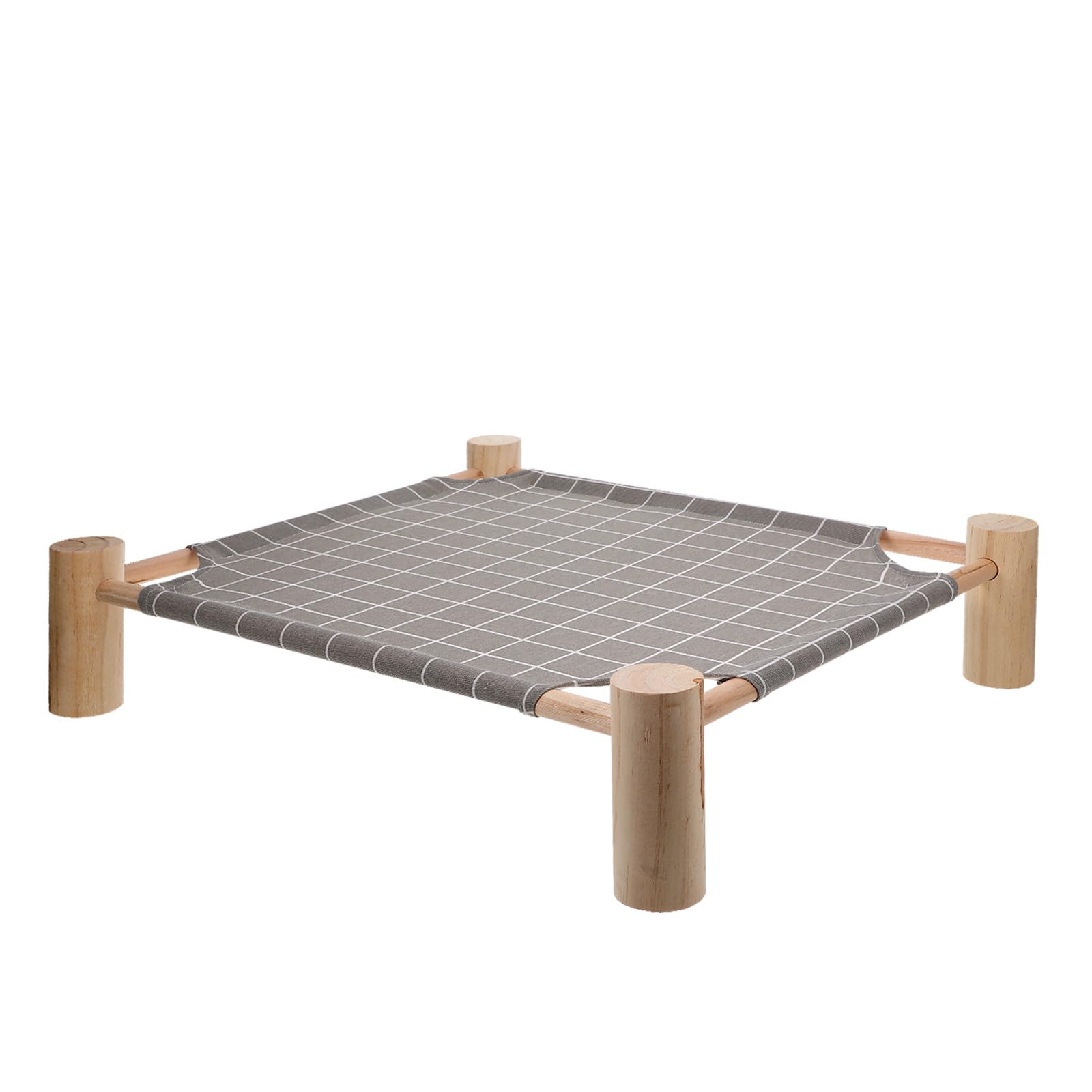 Lit hamac pour chat surélevé lavable panier confortable en lin