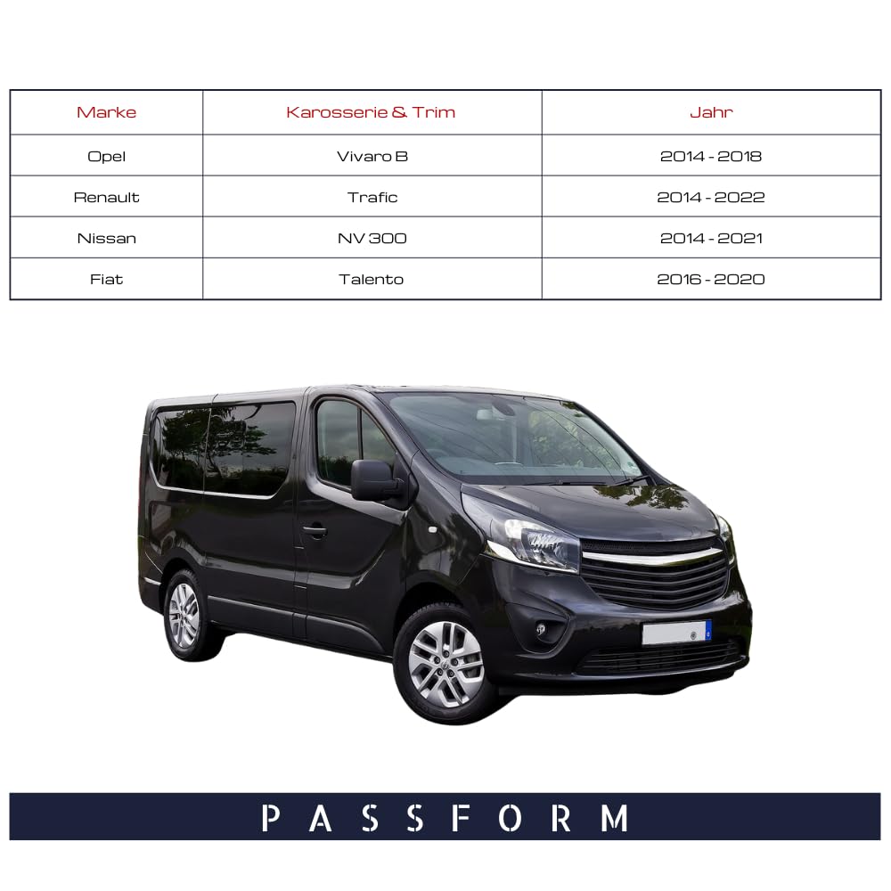 Spieg Außenspiegel Rechts für Renault Trafic, Opel Vivaro, Nissan NV300, Fiat Talento 2014-2021 Manuell Einklappbar, Temperatursensor, Genarbt Schwarz, 7 PIN