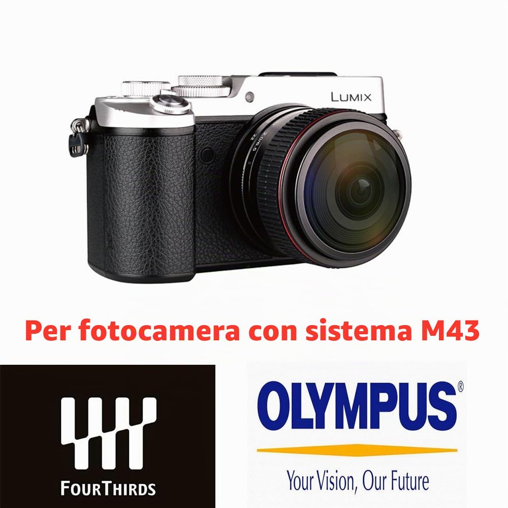 Meike 6.5mm f/2.0 Ultra Wide Manual Focus Large Aperture Circular Fisheye Lens for Olypums Panasonic Lumix MFT Micro 4/3 Mount Mirrorless Cameras