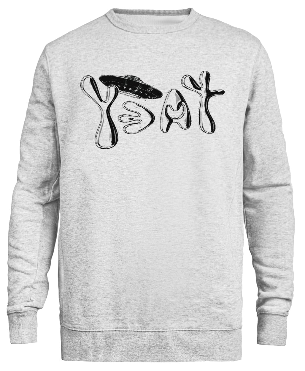 Yeat Sweatshirt Grigia Unisex Eco-Friendly Unisex Grey Sweatshirt Eco-Friendly Crewneck