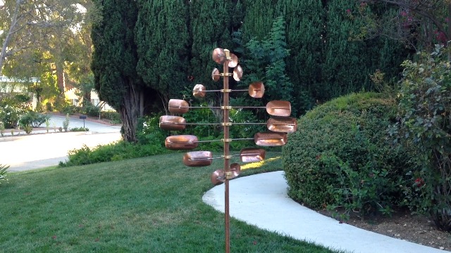 Amazon.com: Stanwood Wind Sculpture Kinetic Copper Wind Spinner
