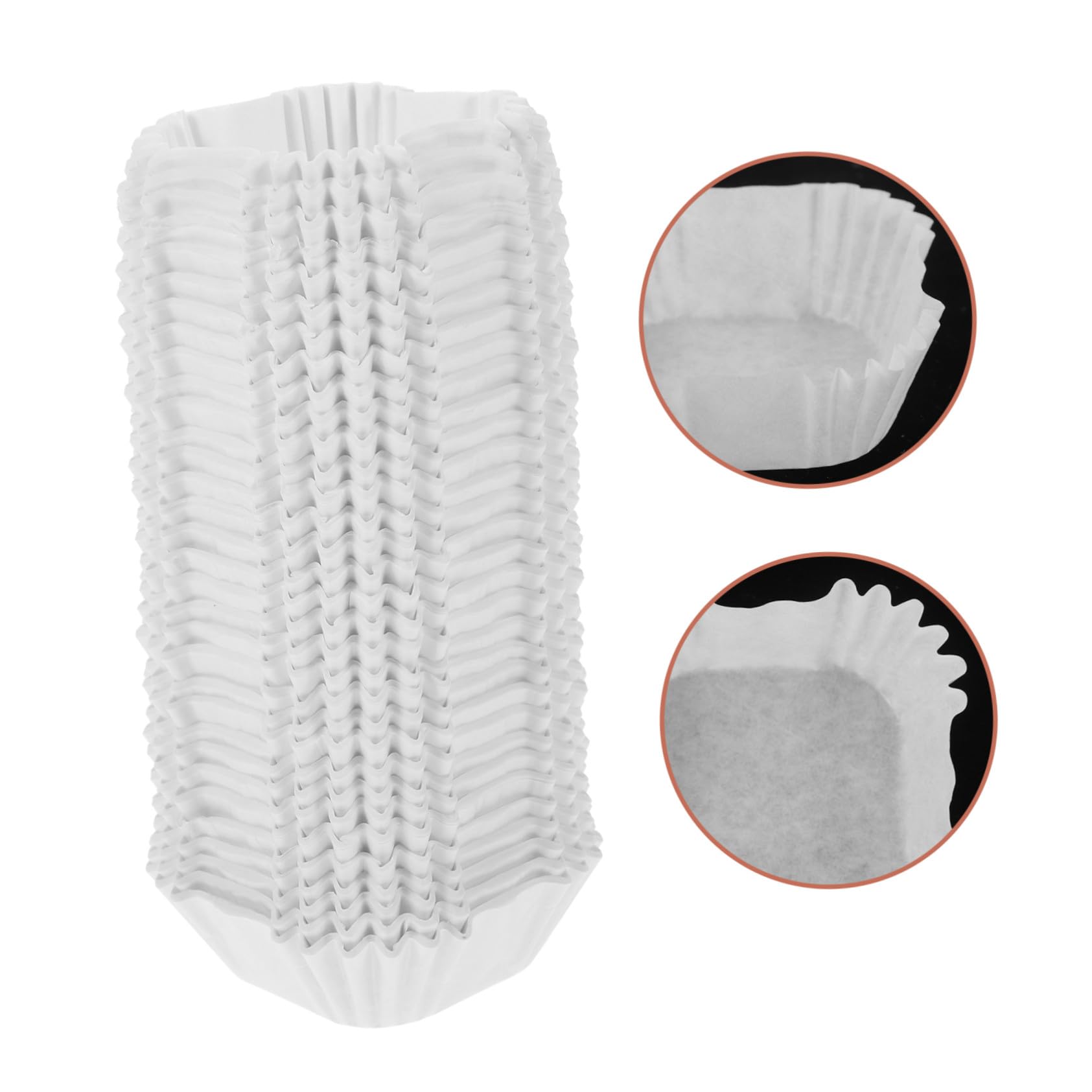 Zerodeko 3000 Piezas Moldes Cuadrados de Papel para Muffins y Cupcakes, Resistentes al Aceite y Antiadherentes, Ideales para Hornear Postres en Casa o Eventos