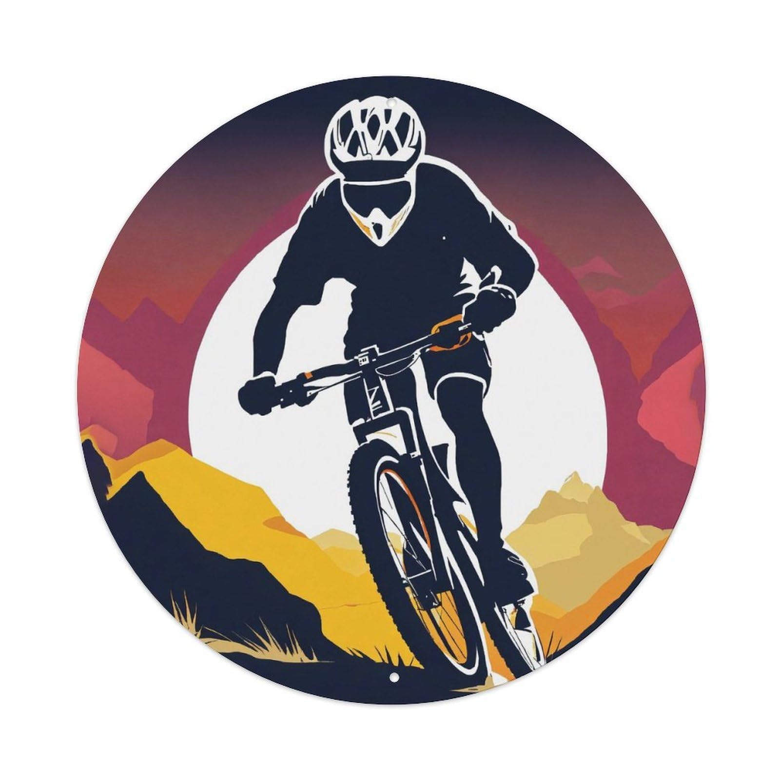 Extreme Sports Mountain Bike Speed Adventure Vintage Metal Tin Sign Plaque