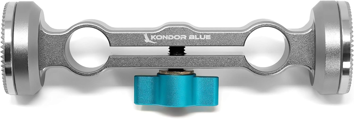 Amazon.com : KONDOR BLUE | 15mm ARRI Rosette Dual Rod Clamp
