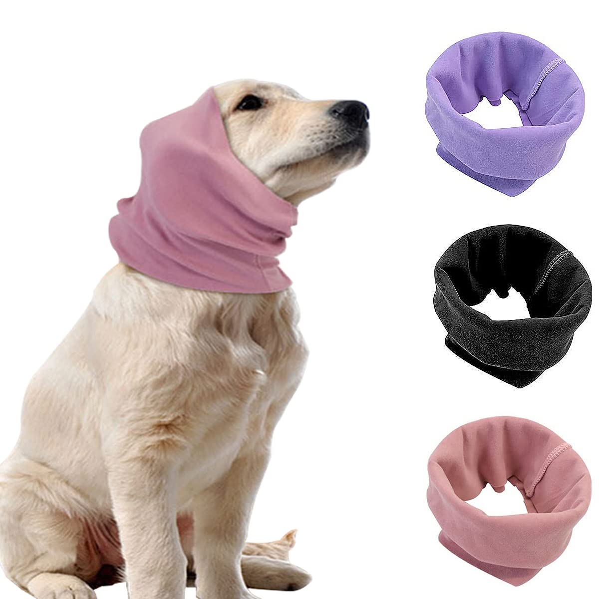 3pcs Dogs Quiet Ears Covers,Snoods for Dog Noise Protector