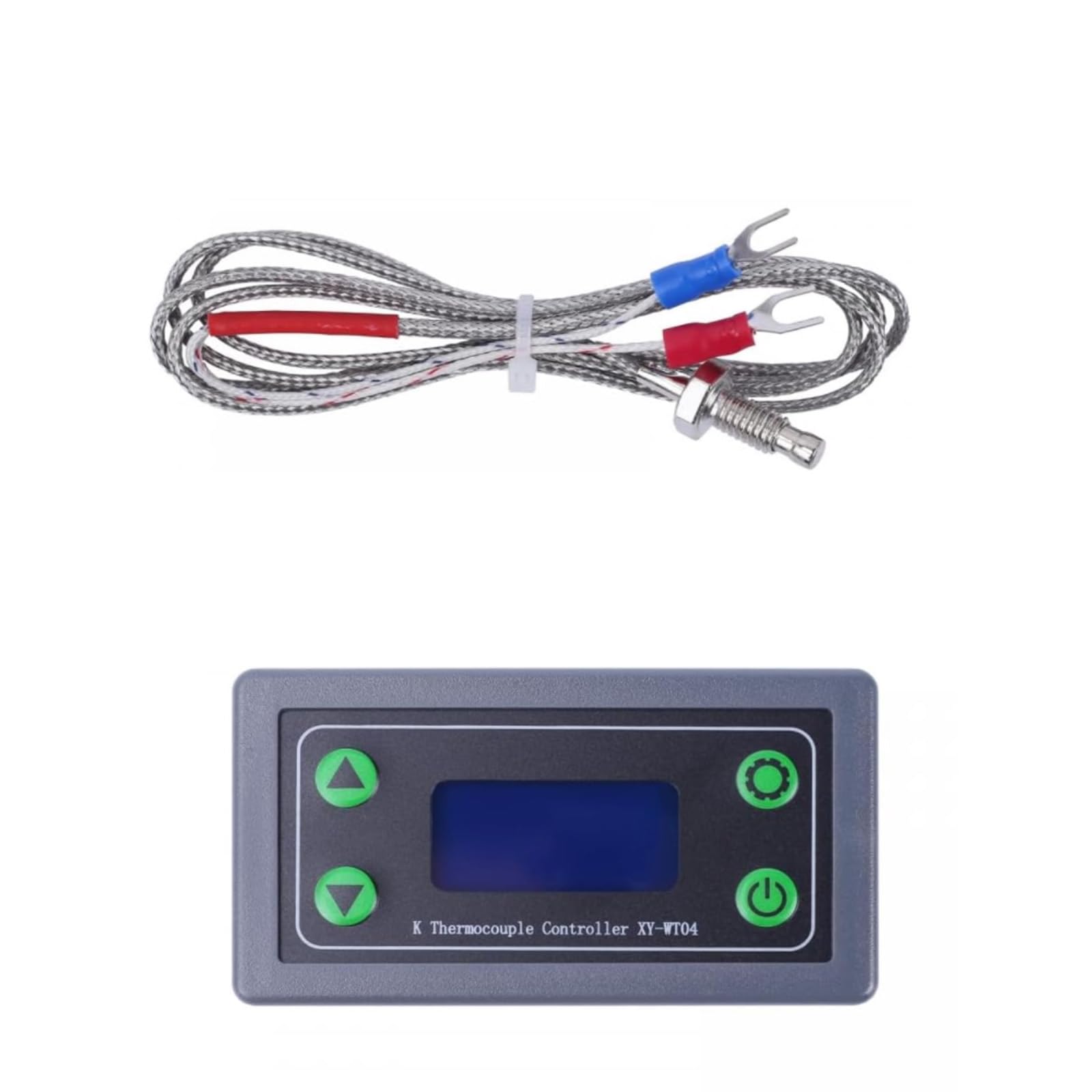 K Type Thermocouple Temperature Unit for Accurate Readings in Various Environments ABS Housing Thermostat