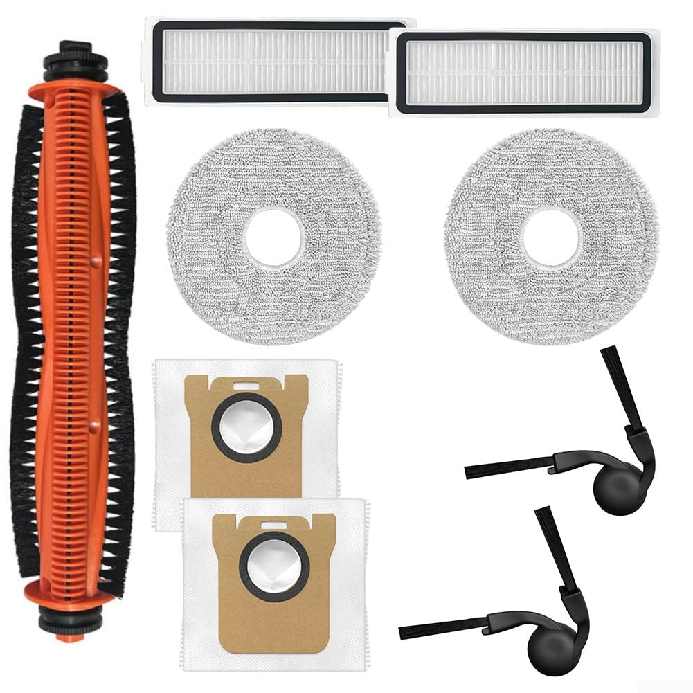 Recambio de accesorios para aspiradora Xiaomi 5 / OV31GL con bolsa de filtro de trapeador y componentes de cepillo lateral (A)