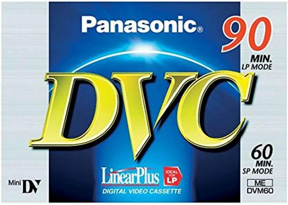 Panasonic DVM60FE DV Tape for DV Cameras, 60 minute playing time