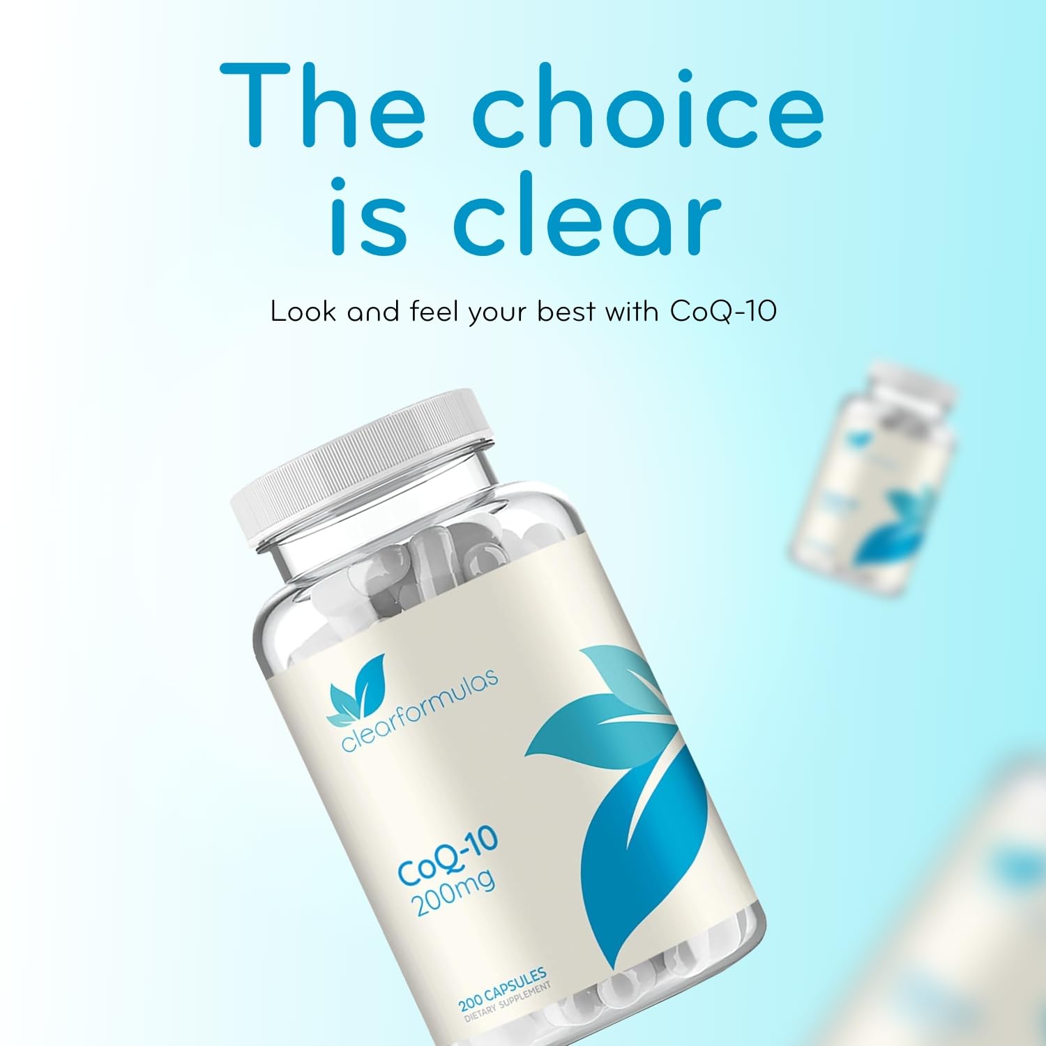 Quick Absorption CoQ10 200mg - Coenzyme Q10 200mg Potent Antioxidant for Heart Energy and Aging Support - High Stability CoQ10 Ubiquinone Capsules - Made in a cGMP US Lab (400 Servings) — Amazon image 6