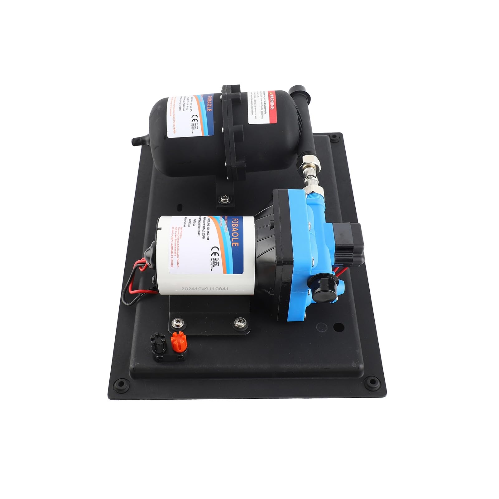 Dioche Bomba de Agua para RV DC 24 V 3,5 GPM 45 PSI Bomba de Diafragma de Agua Dulce con Interruptor de Presión y Tanque para RV, Remolque de Viaje, Cocina, baño: Fácil Instalación, Duradera y (12V)