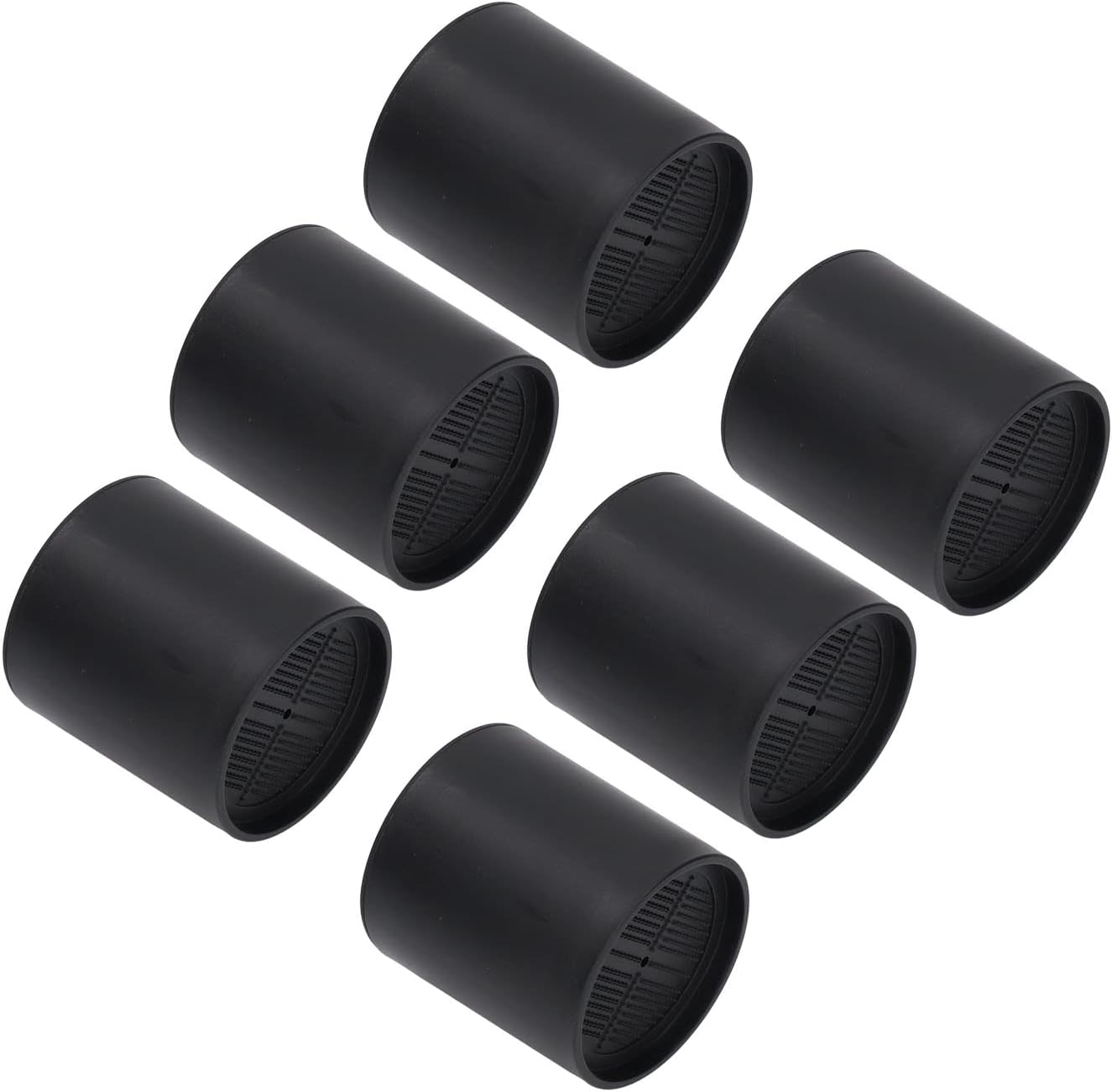 Furniture Risers Durable 4in Rise for Home Office Sofa, Black Plastic Furniture Leg Extender, Perfect for Increasing Storage Space Under Beds and Sofas