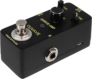 Milisten 1pc Tuner Loops Bypass Mini for Metal Electric True Pedal Tool Accessory Station Useful Giant Effect Boost Looper Guitar Function Loop Bass Black Conter Recording Switch