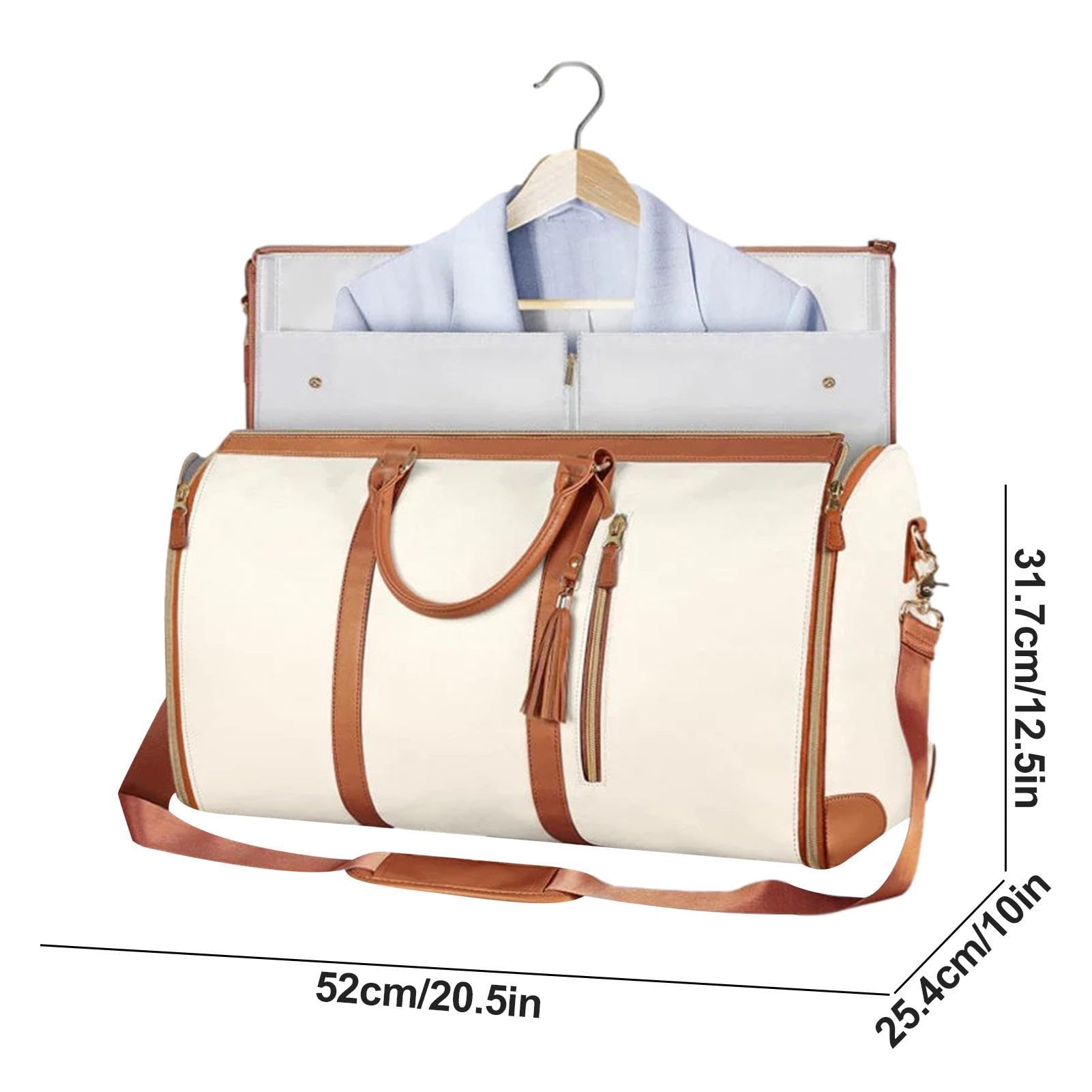ZEGUR Borsa Porta Abiti da Viaggio – Custodia Pieghevole per Abiti e Completi con Tracolla – Poliestere 1800D Impermeabile per Viaggi d'Affari (Grigio di lusso ZEGUR Borsa Porta Abiti da Viaggio – Custodia Pieghevole per Abiti e Completi con Tracolla – Poliestere 1800D Impermeabile per Viaggi d'Affari (Grigio di lusso