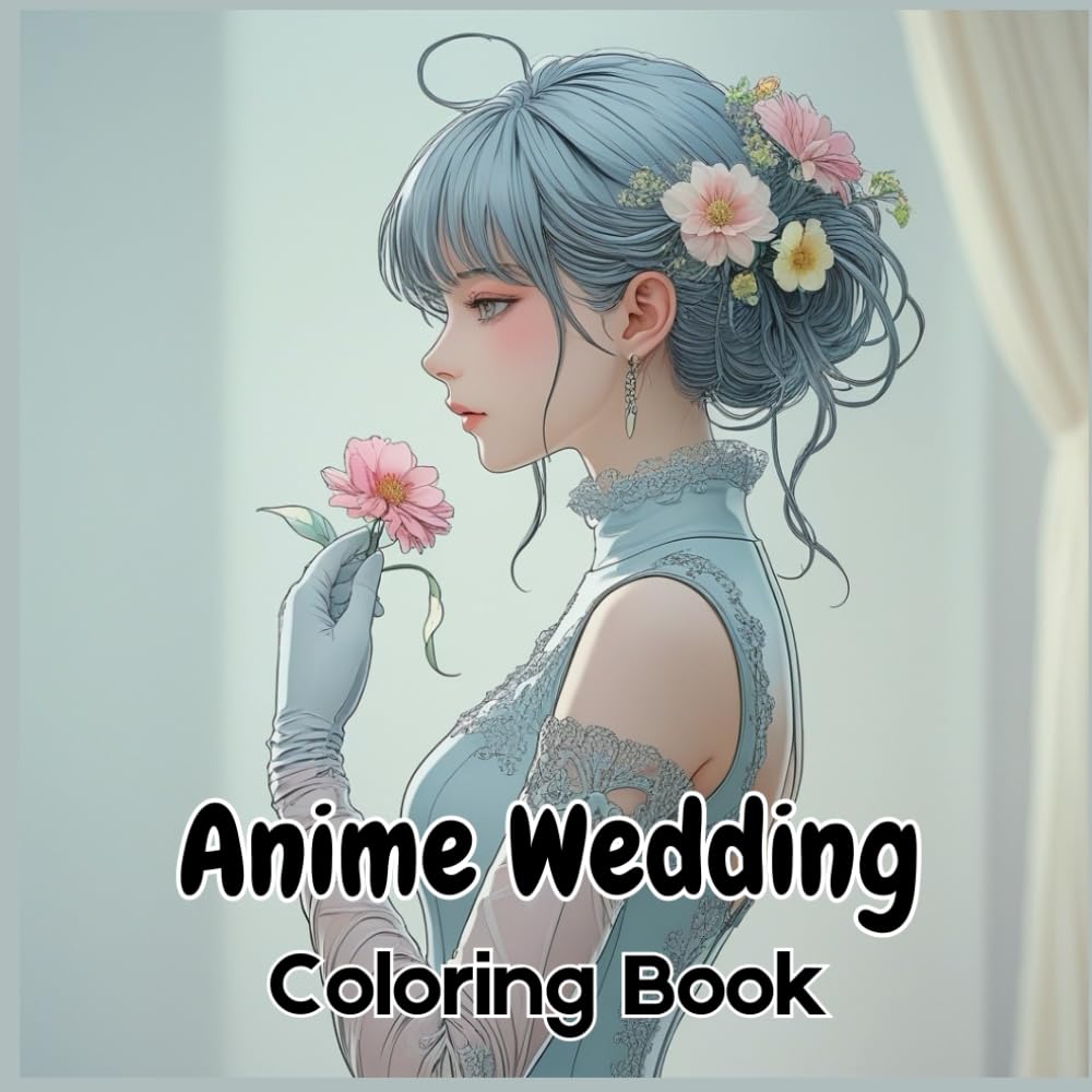 Anime Wedding Coloring Book: Color Your Dream Anime Wedding – A Relaxing and Fun Activity Book