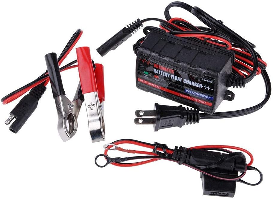 Car Battery Charger, 12V/5A Smart Automatic Battery Charger Automotive Trickle Charger for Car Truck Motorcycle Lawn Mower Boat Marine RV