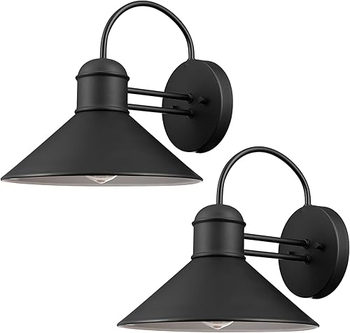 Globe Electric 44264 Bolton 1 lámpara de pared con 1 luz para exterior o interior, color negro mate, 44165 Negro, Sebastien,Negro -,Blanco,
