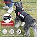 BUVUB Dog Protection Vest Harness Built-in Bendable Lightweight Steel Plate Against Attacks by Coyote, Hawk, Raptor, and Birds of Prey