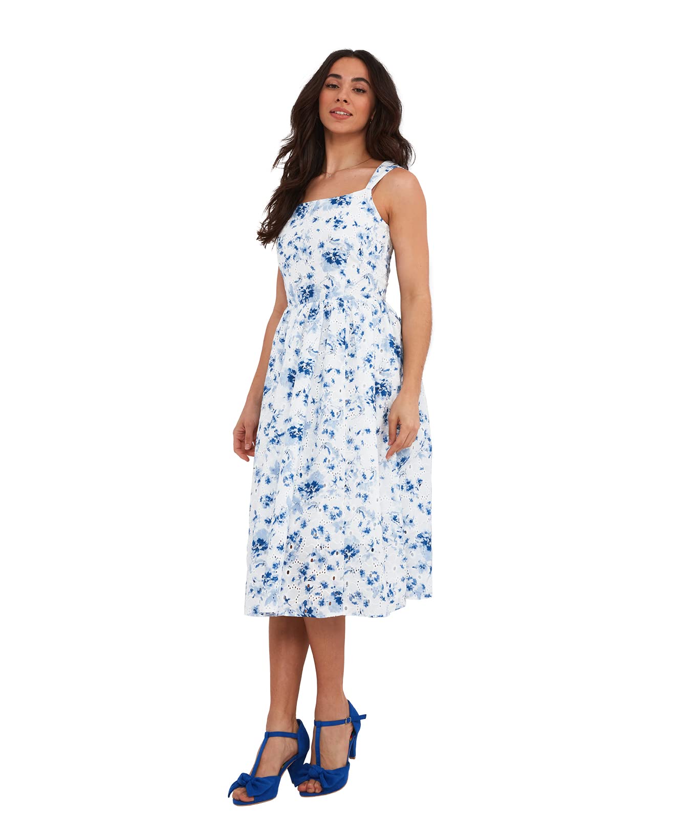 Joe BrownsWomen's Broderie Full Skirt Sun Dress Casual Dress (pack of 1)