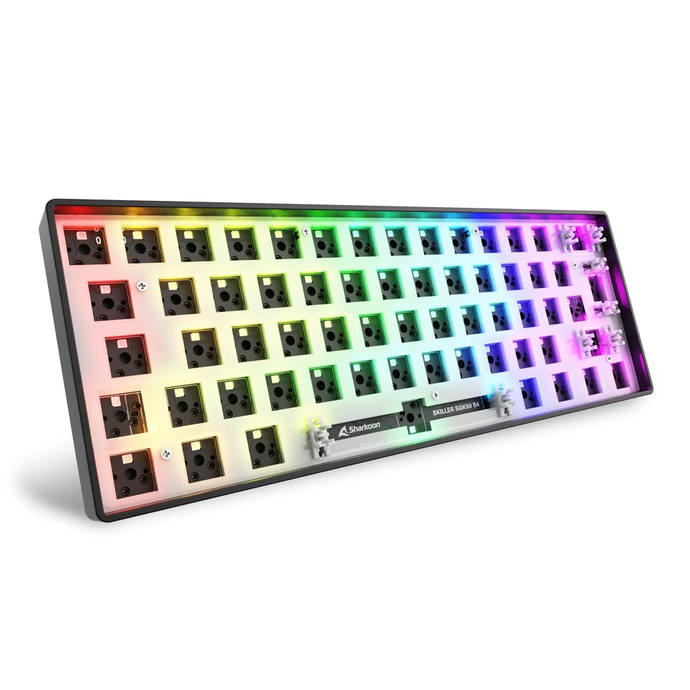 Sharkoon Skiller SGK50 S4 Gen2 Barebone, Black, 60% German Layout