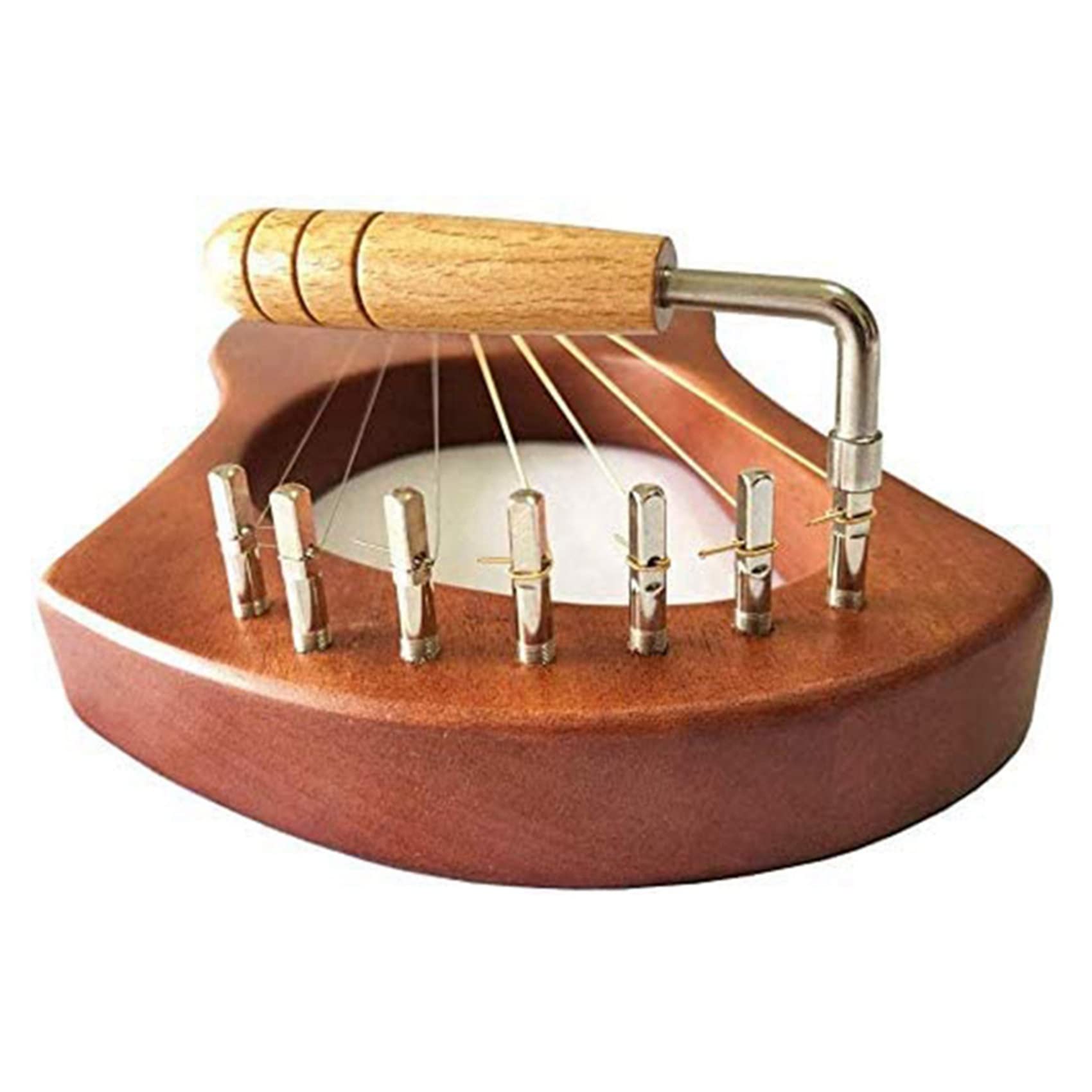 VENEKA 100 Pezzi Chiodi per Sintonizzazione E 100 Pezzi Rivetti, con Chiave per Accordatura Un Forma di L, per Strumento Un Corde Musicale Arpa Piccola Arpa Lira