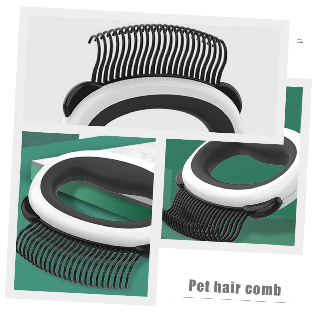 Kisangel 5piezas Peine Para Gatos y Perros Dientes Suaves Eliminador De Pelo y Deshechos Herramienta De Limpieza y Cuidado Para Mascotas Para Mantener Tu Hogar De Pelos
