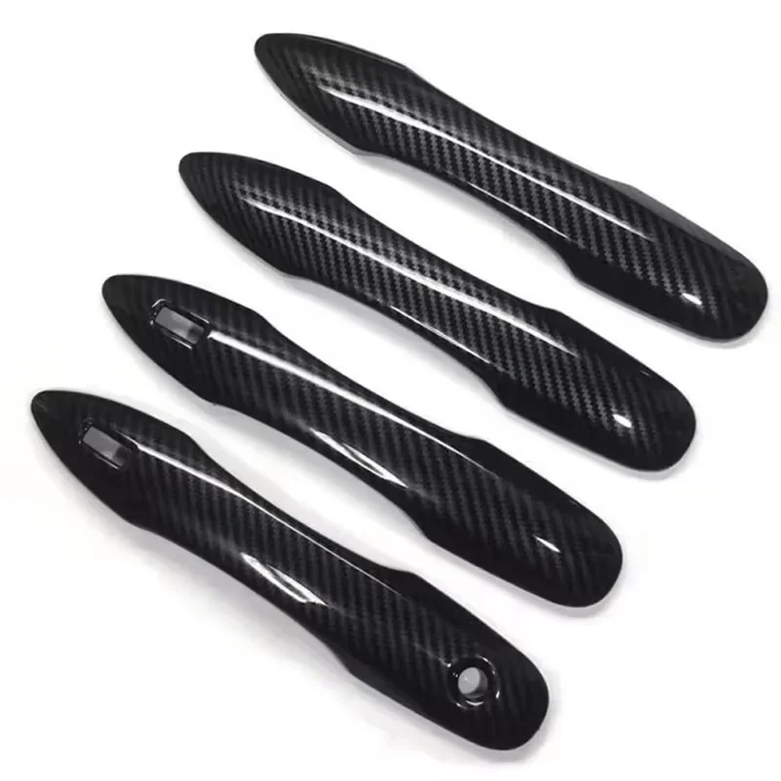 Rdwspli Carbon Look Exterior Handle Shell Compatible With Toyota For Camry 2018-2023 Car Exterior Door Handle Cover Abs﻿ Sticker Moulding Trim Protective Accessories