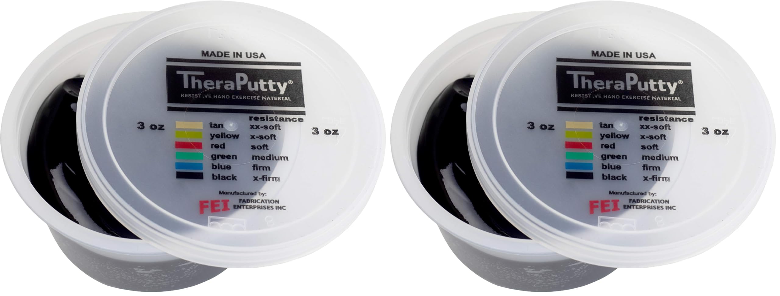 CanDo TheraPutty Standard Hand Exercise Putty for Rehabilitation, Exercises, Hand Therapy, Occupational Therapy, Hand Strengthening, Improve Motor Skills, Stress Relief (Pack of 2)