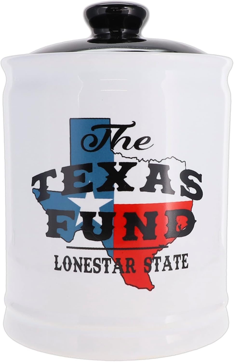 Cottage Creek Texas Travel Essentials Piggy Bank, Adventure Fund Coin Jar, Gifts for Women & Men, Mom Gifts, Desk Decor with Texas Flag, Candy Dish, Texas Souvenirs & Road Trip