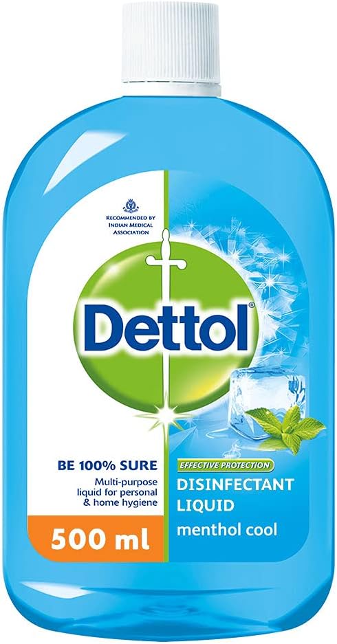Liquid Disinfectant for Personal Hygiene, Surface Disinfection, Floor Cleaner (Menthol Cool, 500ml)