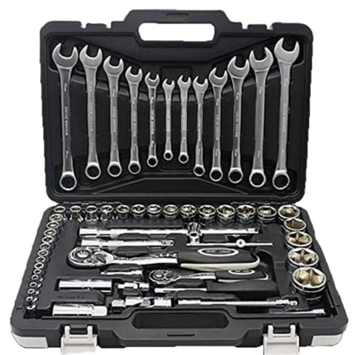 Juego De Llaves De Tubo Juego De Manguito De Llave Dinamométrica De Trinquete De 61 Uds., Herramientas Manuales Para Reparación De Automóviles, Juego De Llaves Inglesas Ferramentas Para Reparación