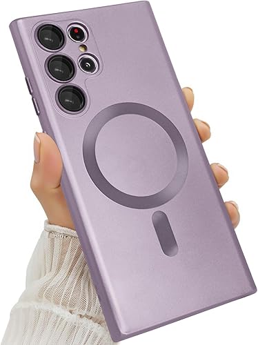 Miniatura 87 de Funda Magnética para Samsung Galaxy S25 Plus para Mujeres Hombres Niñas [Compatible con MagSafe] [Protector de Lente de Cámara] Mate Bonita Delgada