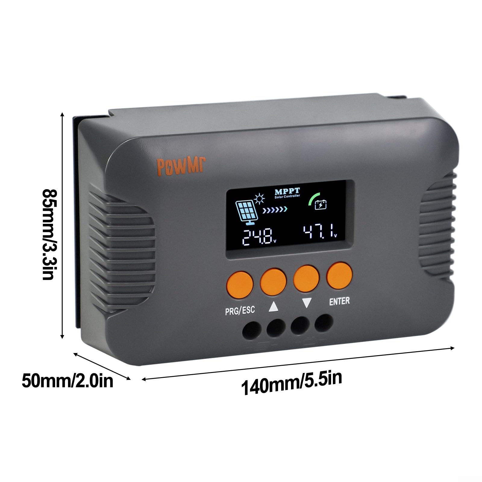 MPPT per regolatore solare, 24/36/48/60/72V Step-up MPPT 10A batteria solare regolatore intelligente regolatore di carica