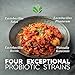Kimchi Life – Daily Capsules of Premium Fermented Kimchi - Vegan & Natural Nutritional Supplement - Probiotics for Gut Health & Immune Support – Enhance Energy, Focus, Skin and Hair Health