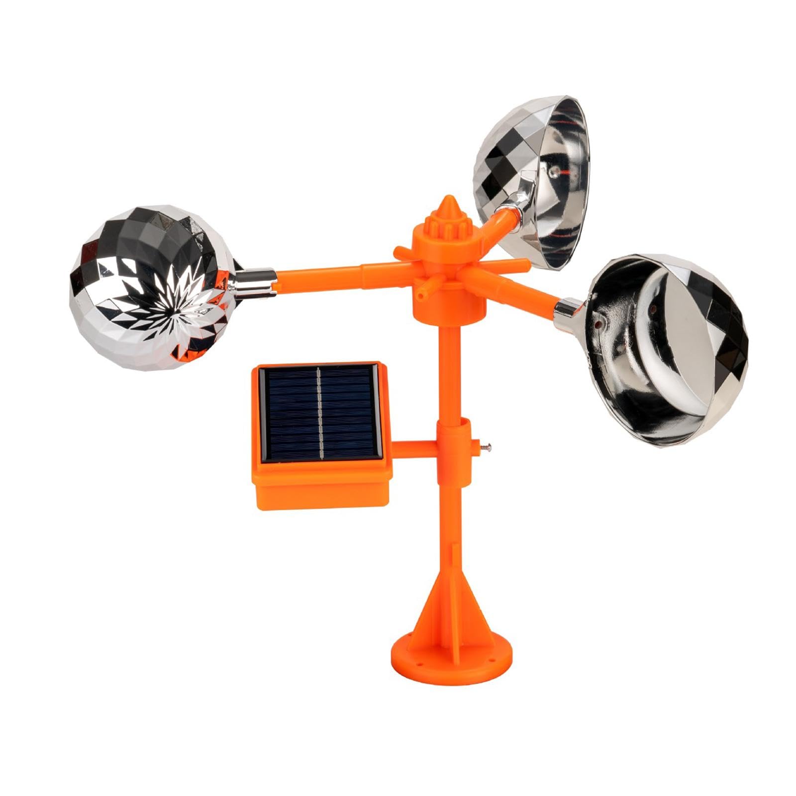 Gralara Spaventa Gabbiani Dispositivo Deterrente per Uccelli, Mulino a Spaventa Uccelli per Forniture per Energia Elettrica, Aeroporti, Frutteti, Stagni, con Pannello Solare