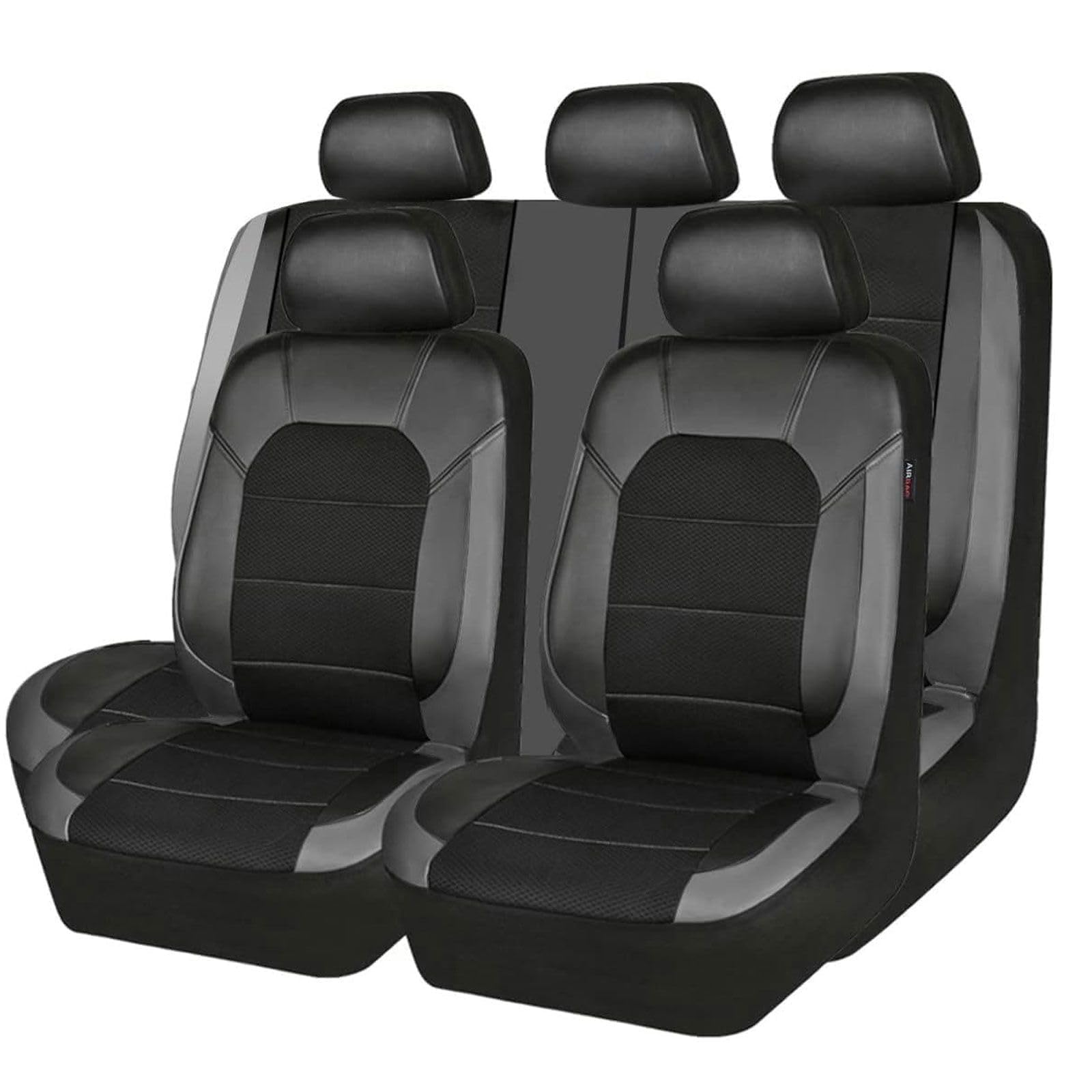 YDZJDHIEY Car Seat Covers for Citroen C1 C2 C3 C4 C5 C5X C6 C8 DS3 DS4 DS5, Seat Protector Covers, Comfortable Interior Accessories,normal-Grey