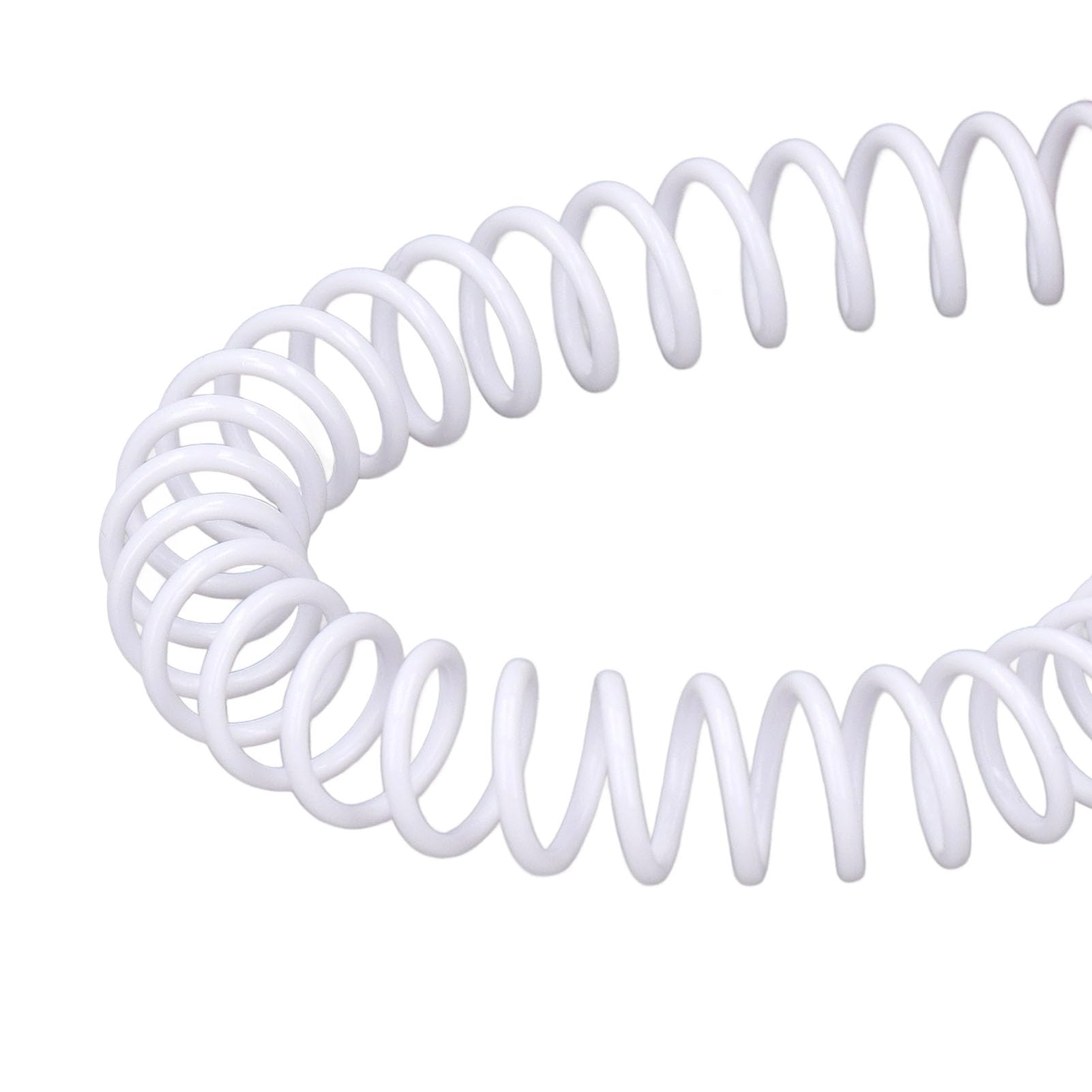 Bobine di Rilegatura a Spirale 100 Pezzi in Plastica 48 Denti Rapporto 4:1 Capacità di 75 Fogli per Carta A4, Facile Aggiungere o Ridurre la Carta, produttività a Lungo